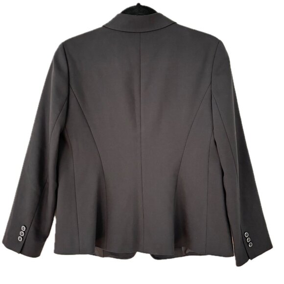 Hobbs London Women's Blazer Classic Charcoal Jack Pockets Lined US Size 8 EUC - Picture 2 of 12
